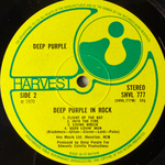 Deep Purple ‎– Deep Purple In Rock (Англия 1970г.)