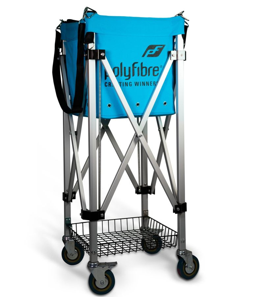 Корзина на колесах для мячей Polyfibre Heavy Duty Ball Cart