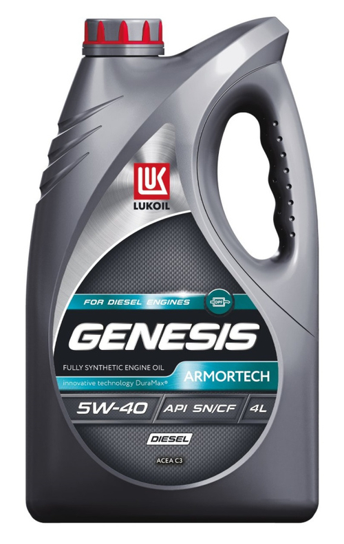 Масло моторное синтетическое Лукойл GENESIS Armortech Diesel 5W40 4л