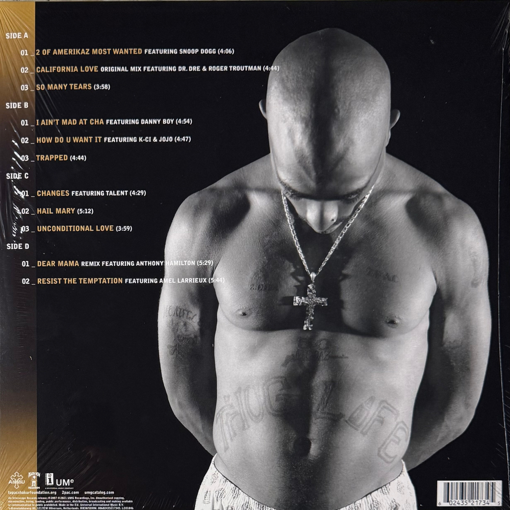 2Pac – The Best Of 2Pac - Part 1: Thug 2LP (Европа 2021г.)