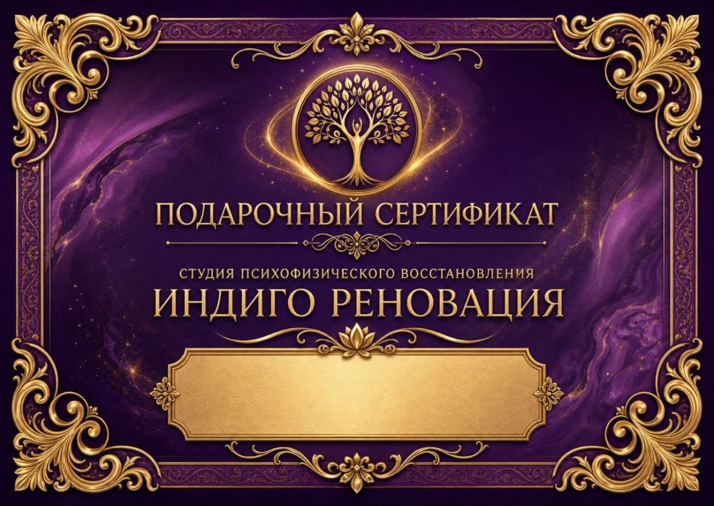 Подарочный сертификат на услуги