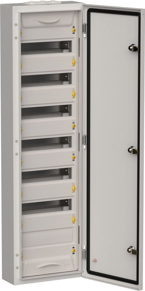 Корпус металлический ЩРН-84 (1х84) 1085х310х140мм IP54 серый (одна дверь) TITAN IEK Корпус металлический ЩРН-84 (1х84) 1085х310х140мм IP54 серый (одна дверь) TITAN IEK