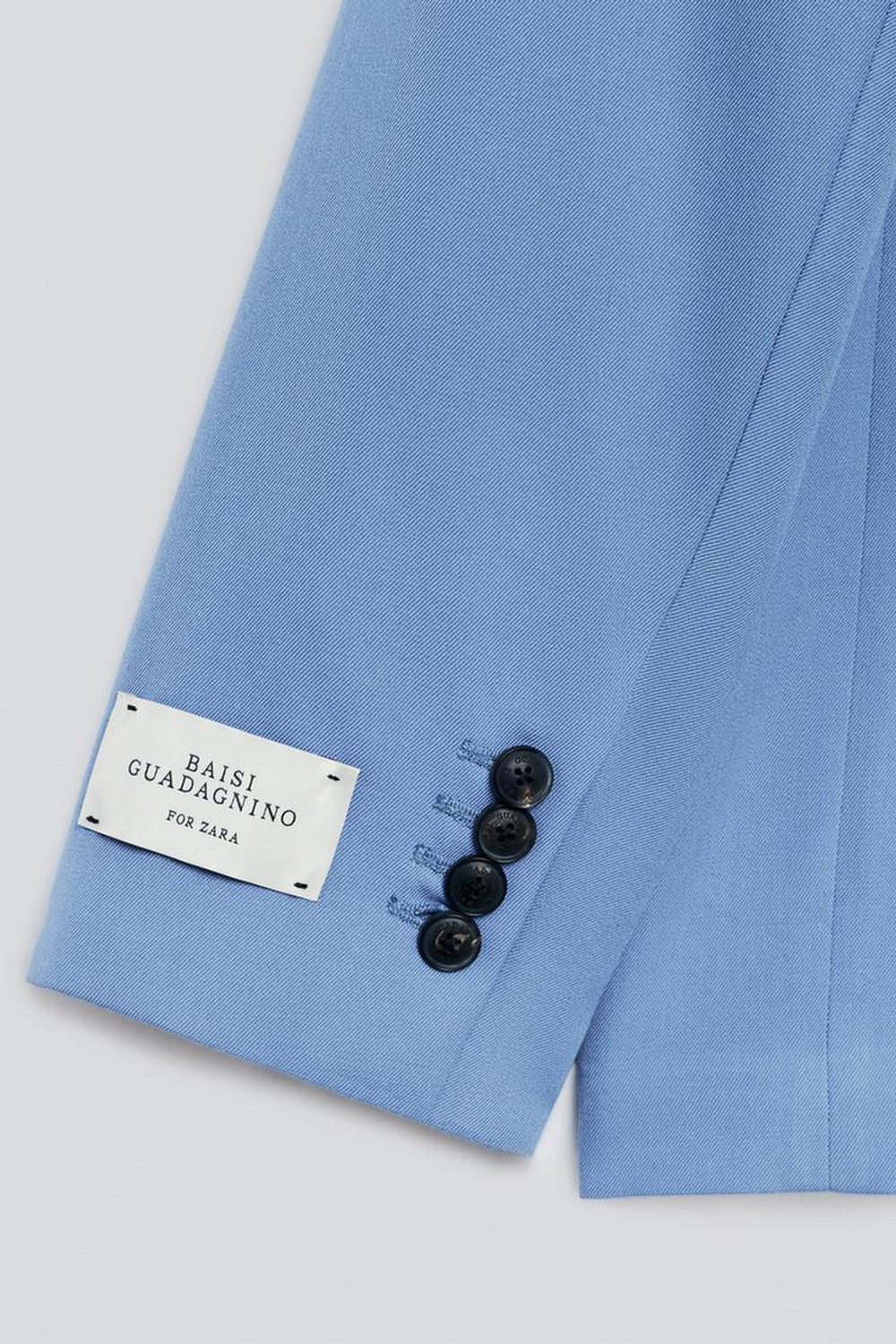 ZARA X BAISI GUADAGNINO КОСТЮМНЫЙ БЛЕЙЗЕР, СИНИЙ