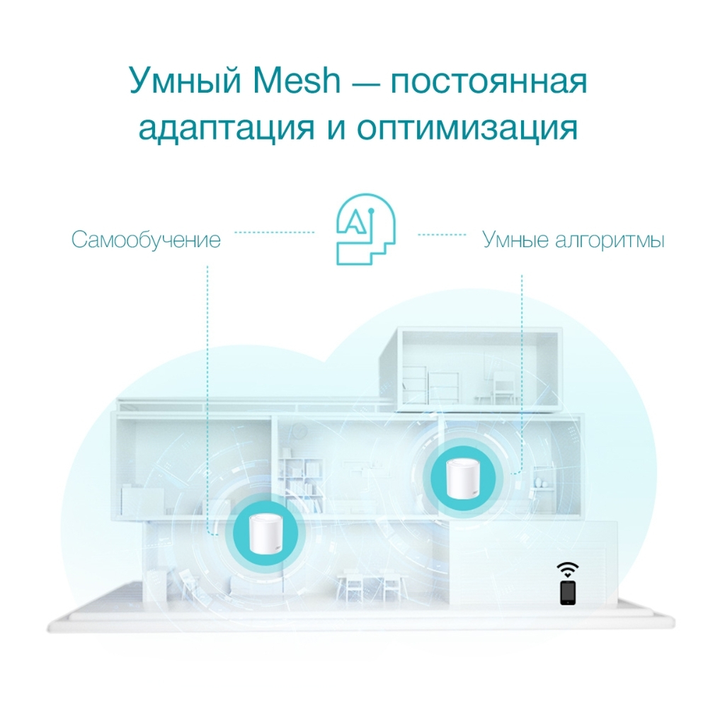 Wi-Fi роутер TP-Link Deco X50 1-Pack