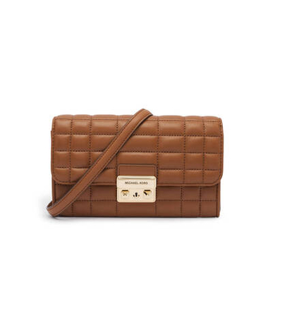 Кожаная сумка-мессенджер Michael Kors - коричневый(32S4G2RC9L)