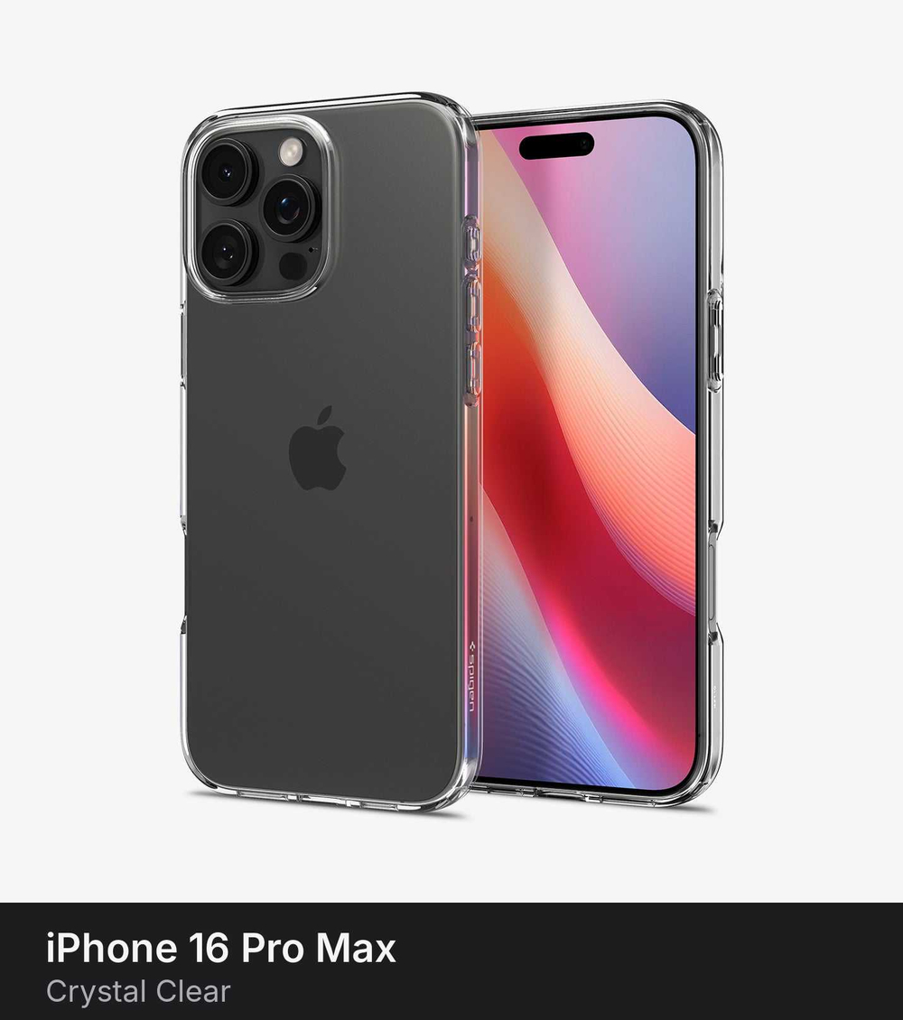 Чехол Spigen Liquid Crystal для iPhone 16 Pro Max Crystal Clear
