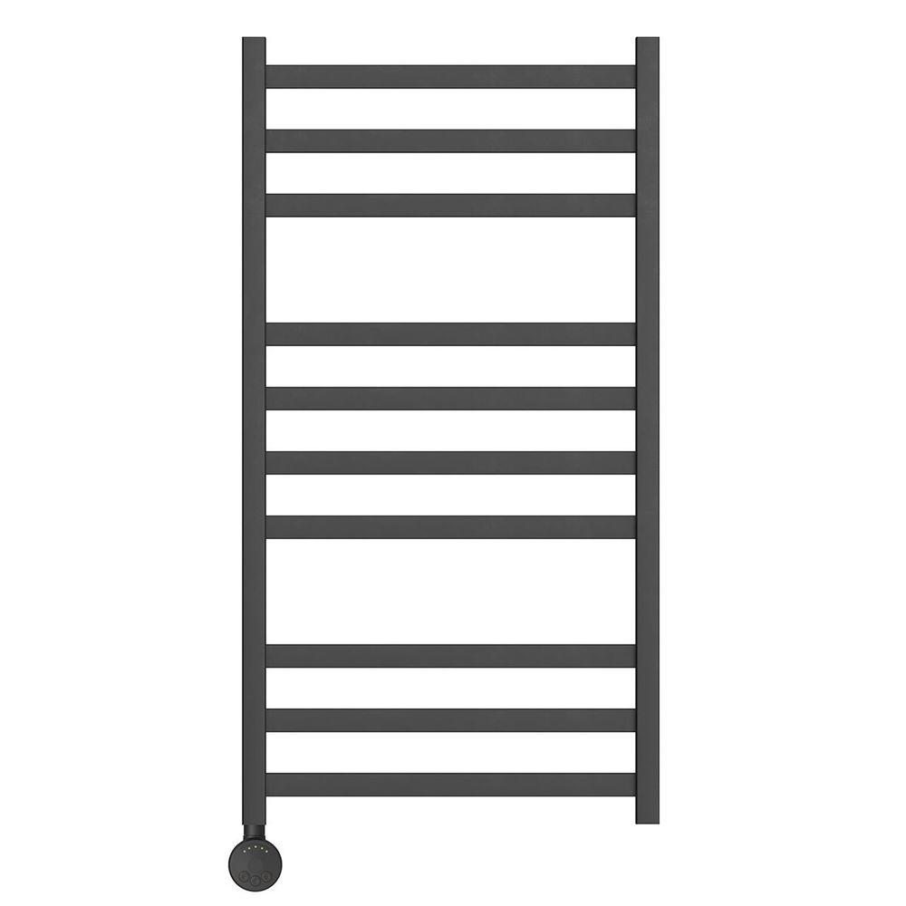 купить Полотенцесушитель электрический Point Меркурий PN83150BE П10 500x1000, левый/правый, черный