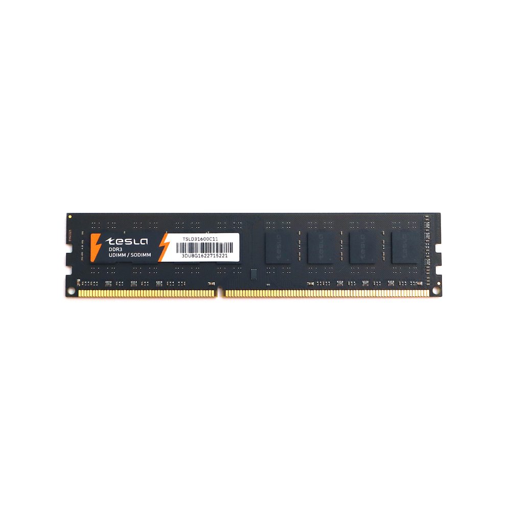 Память ТЕСЛА (TESLA) DDR3 DIMM 8Гб, 1600МГц, CL11, Retail, 1.35/1.5В (TSLD3-1600-C11-8G)