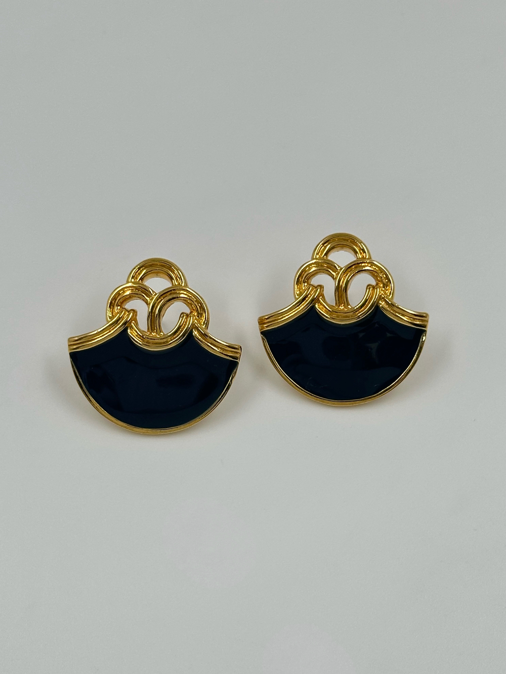 Серьги с синей эмалью Avon