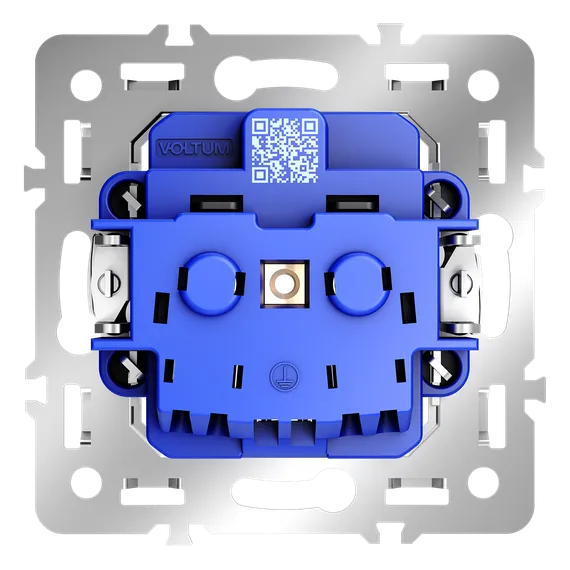 Механизм розетки с заземлением Voltum S70 VLS0401M