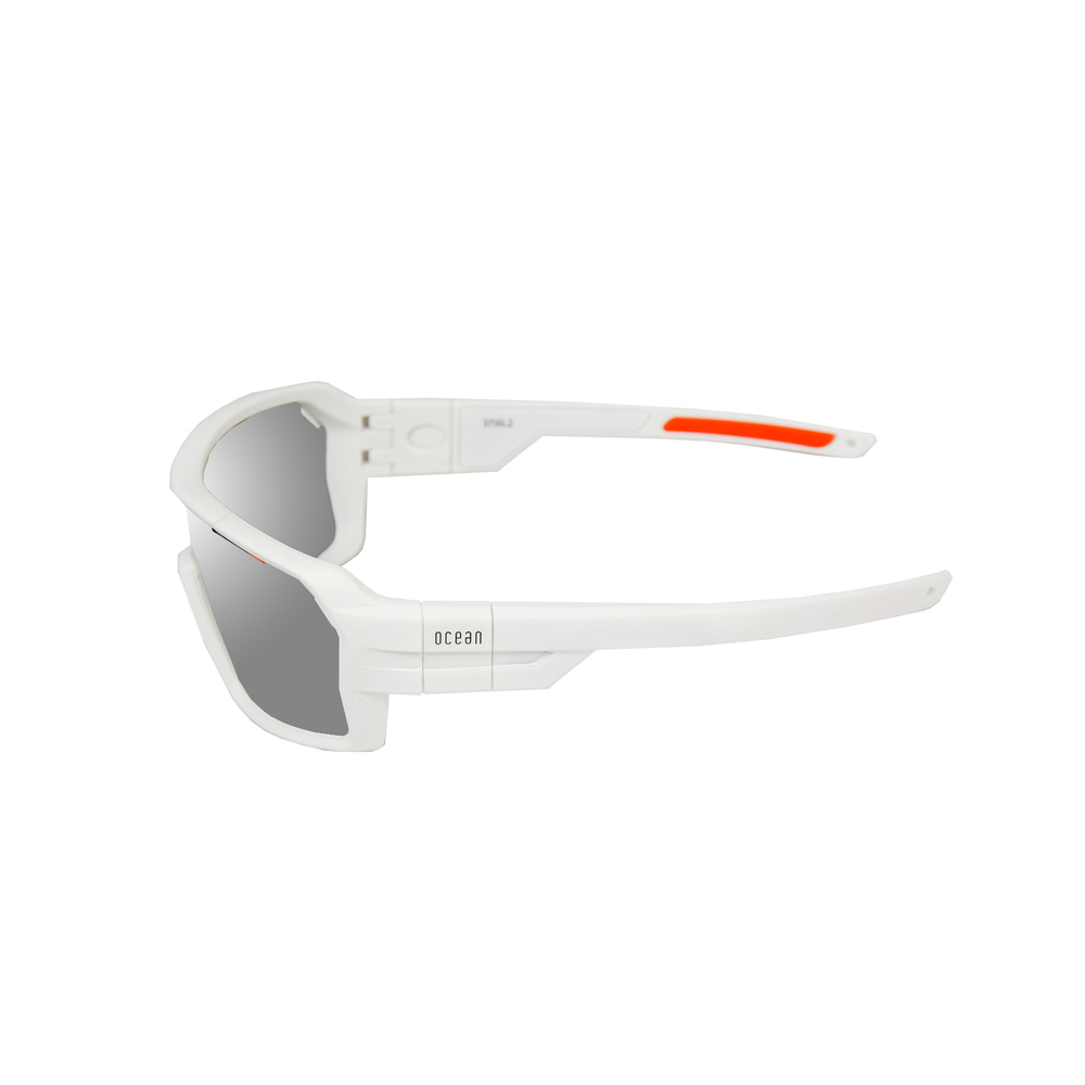 Спортивные очки с диоптриями OCEAN Chameleon Matt White / Revo Grey Polarized lenses