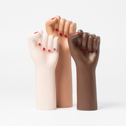 Ваза для цветов girl power, brown, 32 см