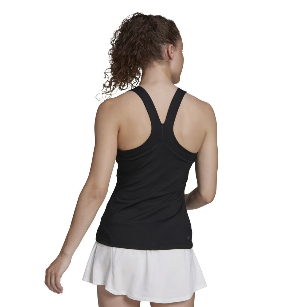Женский топ теннисный Adidas Tennis Y-Tank Top - black