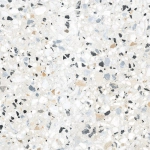 Керамогранит Alma Ceramica GFU6060TRZ07L Terrazzo 60x60 белый / бежевый лаппатированный под камень / терраццо