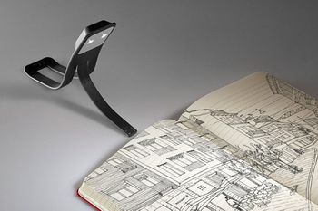 Фонарик-закладка Moleskine Booklight светодиодный черный (ER1BLA)