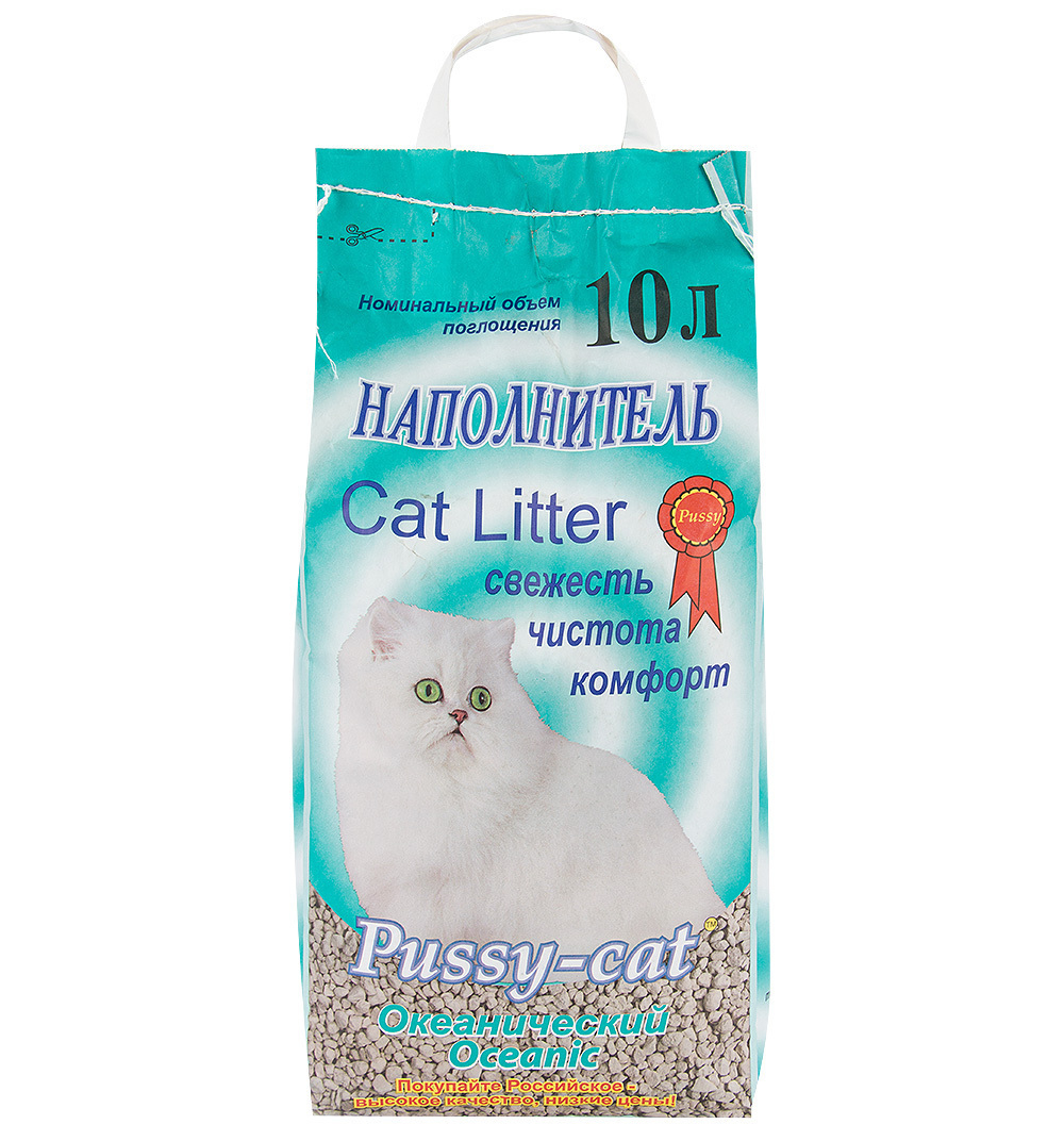 PUSSY-CAT Океанический Наполнитель для кошачьего туалета