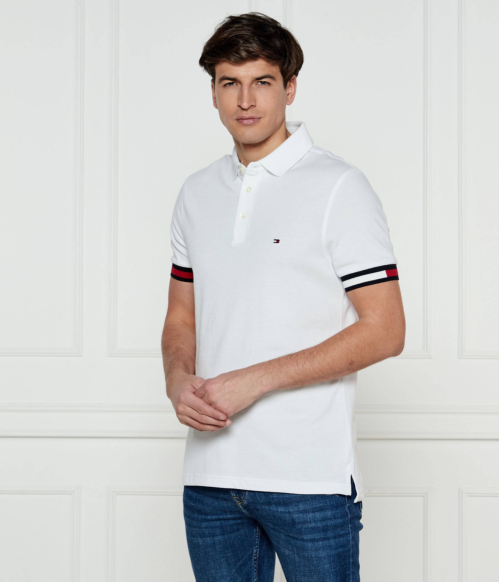 Поло Tommy Hilfiger - белый(MW0MW37518)