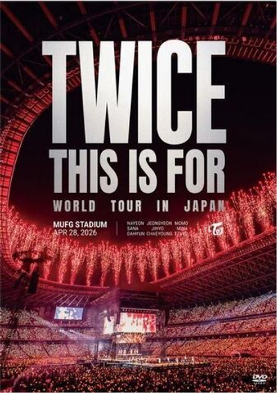 (ПРЕДЗАКАЗ) видео TWICE - THIS IS FOR WORLD TOUR IN JAPAN MUFG STADIUM DVD STANDARD Edition