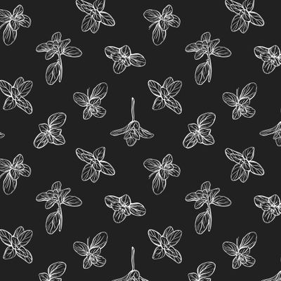 Итальянские травы и специи. Ботанический паттерн
