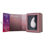Белый вибромассажер в форме капли 8,1см Satisfyer Dew Drop