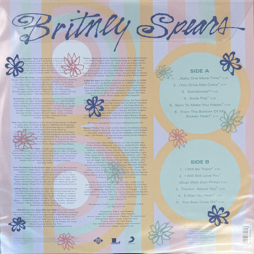 Britney Spears ‎– ...Baby One More Time (Европа 2018г.) Picture