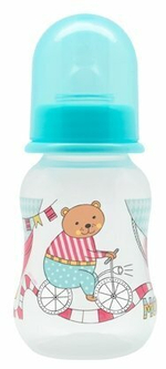Бутылочка для кормления с соск. мол. Just Lubby, от 0 мес.,125 мл, PP, сил. арт.16402