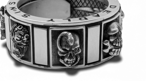 Кольцо из серебра "7 Deadly Sins" AZR-21