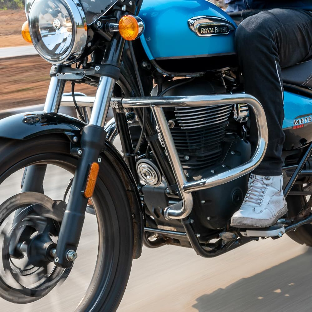 Дуги безопасности Royal Enfield, хромированные, тип "AIR FLY EVO", арт. KXA00004