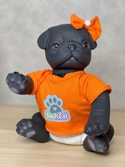 Игрушка мягконабивная 35см АниРеал Бульдог (60101)