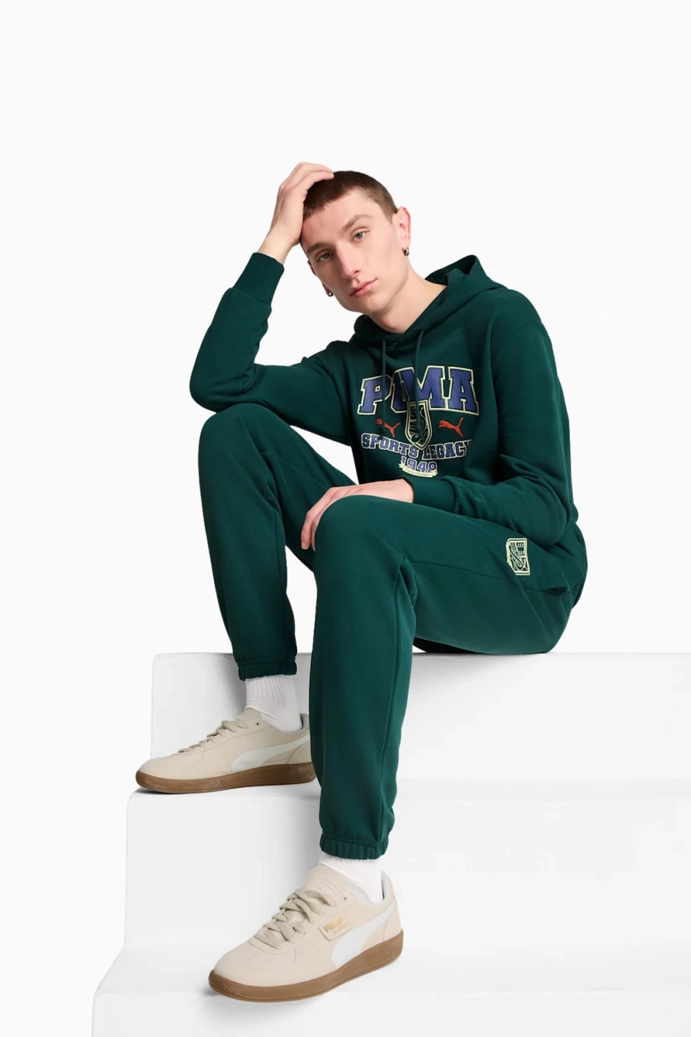 Кофта Puma Sports Legacy Graphic - зеленый