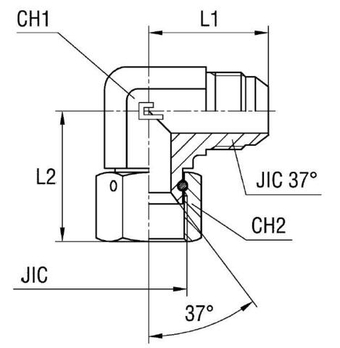 Соединение PN90 JIC 7/8