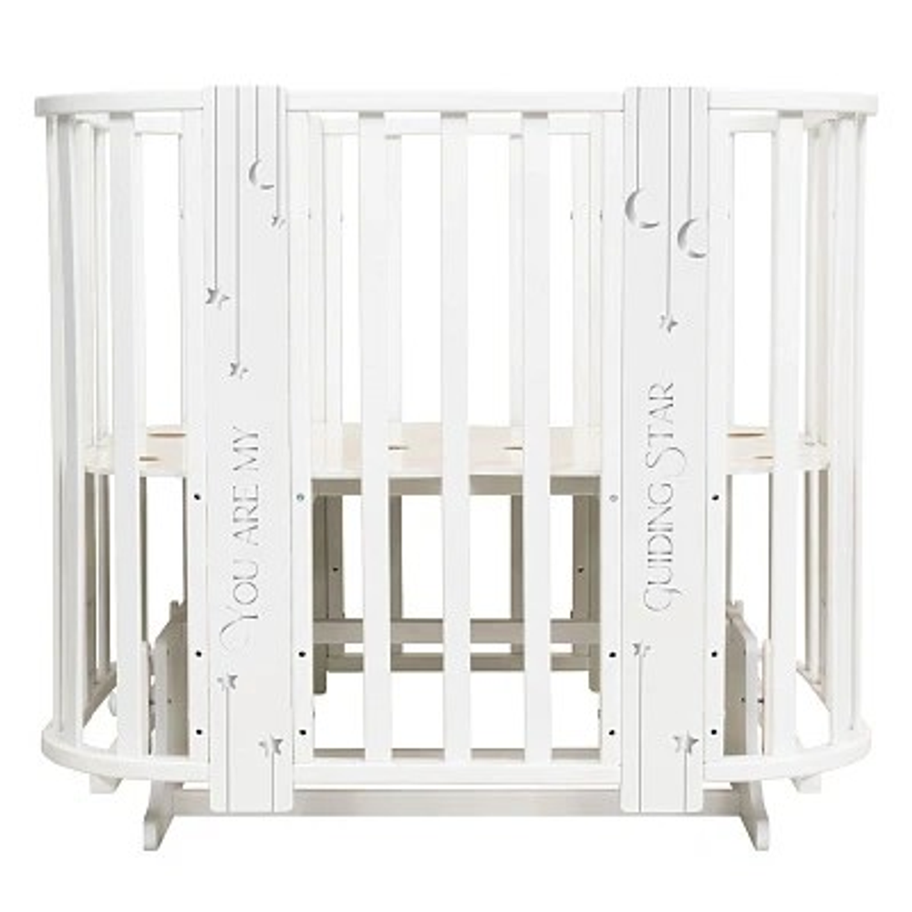 АКЦИЯ!!! Кровать детская Indigo Baby Line 5 в 1 с поперечным маятником и 2 МАТРАСАМИ В ПОДАРОК