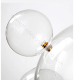 Pendant design lamp   Bolle by Giopato & Coombes (3 lampshade ,  прямоугольное mount)