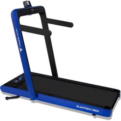 Беговая дорожка Titanium Masters Slimtech S60, коричневая,синяя, красная