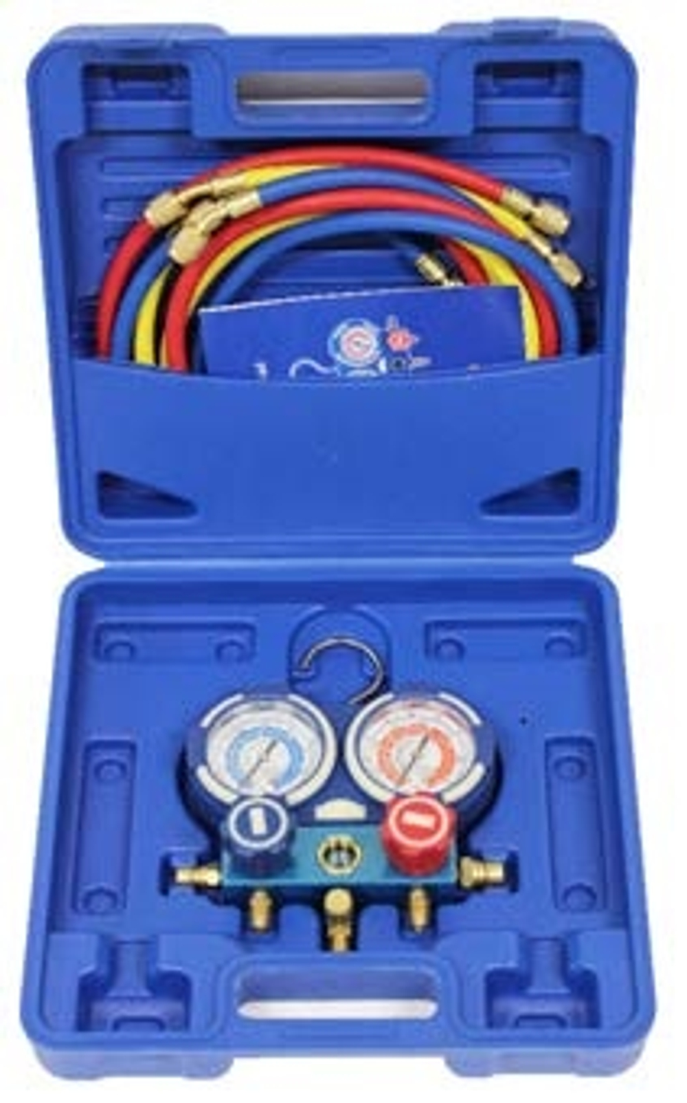 Группа манометрическая R22/R134/R407/R410 в комплекте со шлангами, SPIN (Италия)
