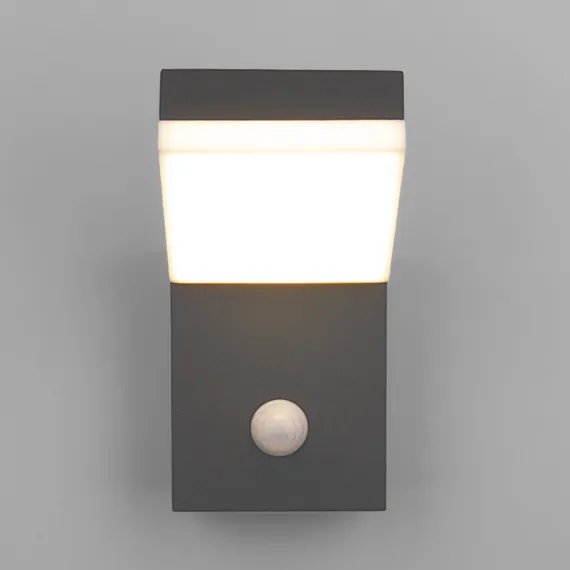 Настенный светильник уличный Sensor 1541 TECHNO LED серый Elektrostandard