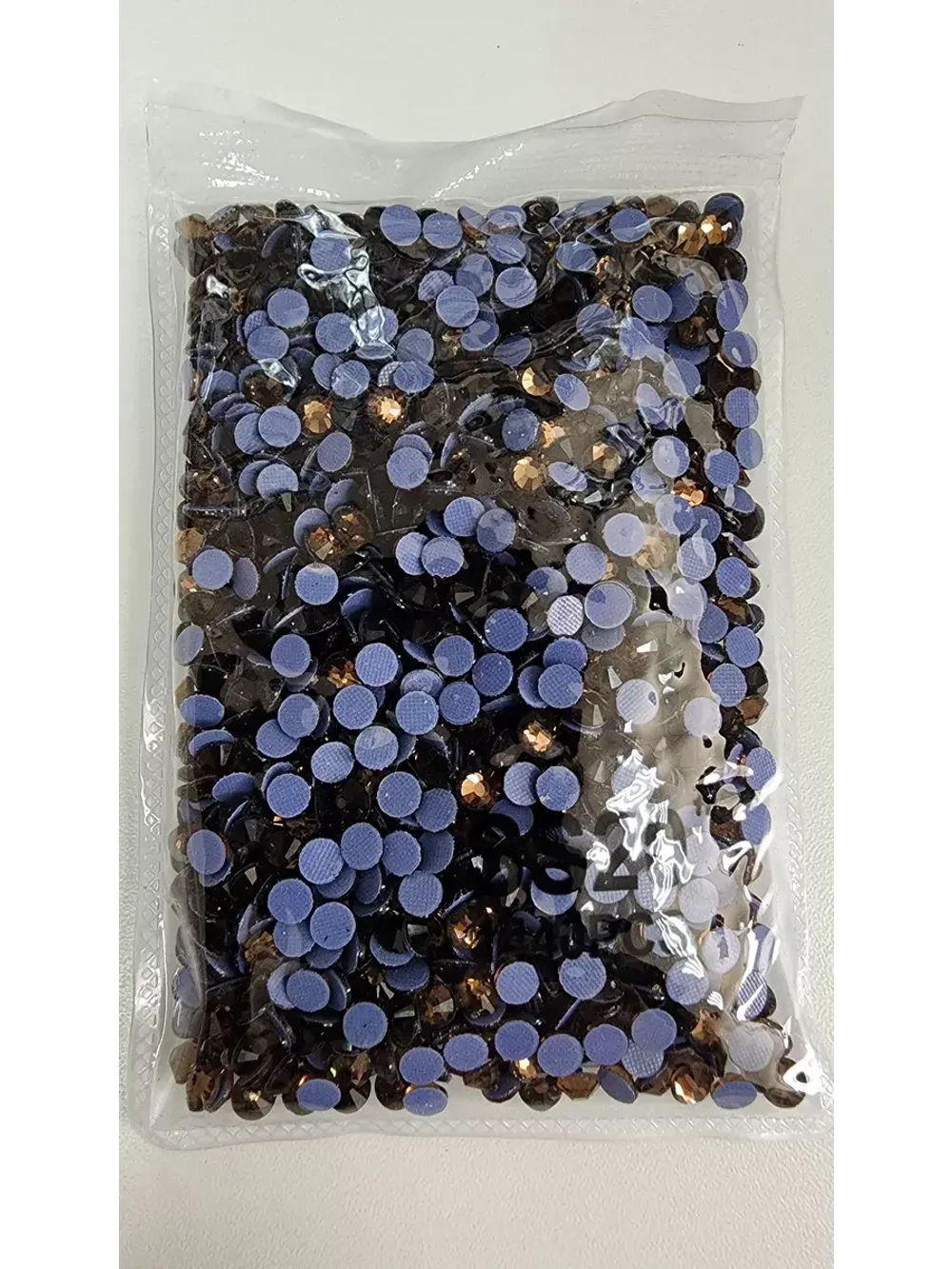 Стразы термоклеевые стекло ss20 Smoked Topaz