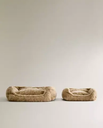 ZARA HOME КРОВАТЬ ДЛЯ ДОМАШНИХ ЖИВОТНЫХ С ИСКУССТВЕННЫМ МЕХОМ