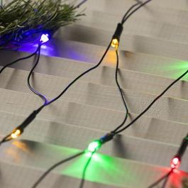 Гирлянда "Сеть", 1.6 х 1.6 м, LED-144-220V, 8 режимов, нить тёмная, свечение мульти