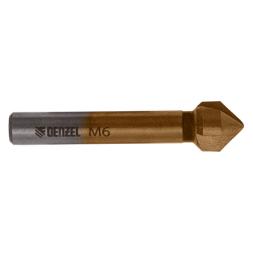 Зенковка конусная под М6, HSS, по металлу, 6-гранный хвостовик Denzel 72307