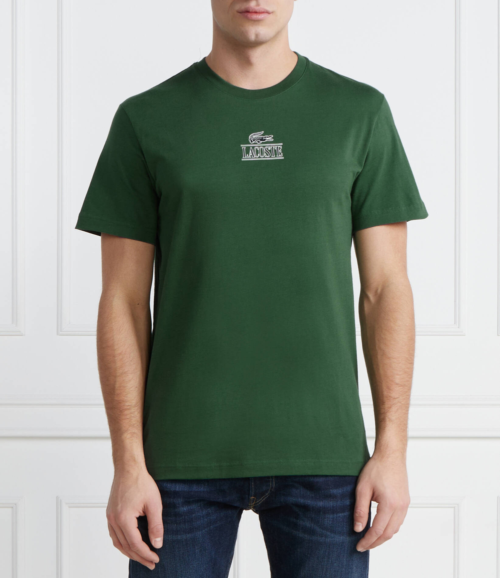 Футболка Lacoste - темно-зеленый(TH1147)