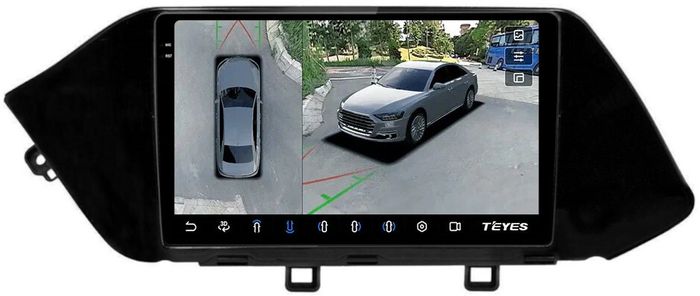 Магнитола для Hyundai Sonata DN8 2020+ - Teyes CC3-2K-360 на Android 10, Быстрая, 2K QLED, CarPlay, 4G SIM-слот, 4 камеры в комплекте