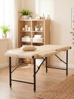 Массажная кушетка, стол складной с регулировкой высоты Massagecomplekt, 180*60, c подлокотниками