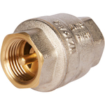 Клапан обратный ROMMER RVC-0001 - 1/2" (ВР/ВР, PN40, Tmax 120°C, с металлическим седлом)