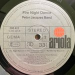 Peter Jacques Band ‎– Fire Night Dance (Германия 1978г.)