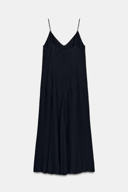 ZARA ПЛАТЬЕ-КОМБИНАЦИЯ — ZW COLLECTION, СИНИЙ