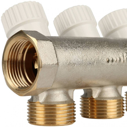 Коллектор распределительный 3/4"х3/4"ЕК, 4 отвода Stout