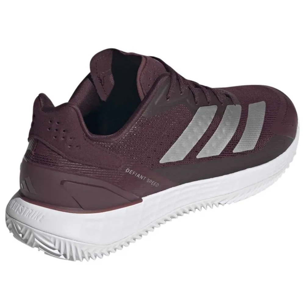 Теннисные кроссовки Adidas Defiant Speed 2 M Clay - maroon/cloud white/tech grey metallic