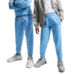 Брюки для девочки теннисные Nike Kids Club Fleece - footМяч blue/white