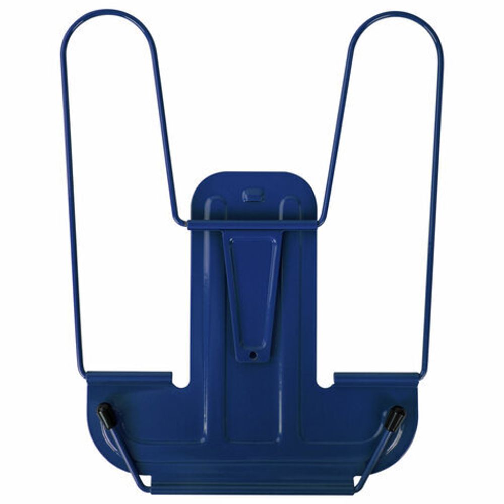 Подставка для книг и учебников BRAUBERG LINE+, металлическая, синяя, европодвес, 238071